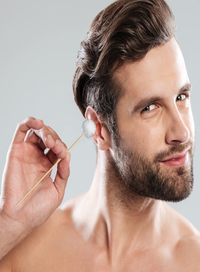 TXIN 12 Pieces Goose Feather Ear Pick, Bamboo Handle Ear Wax Remover, Ear Picker Cleaner, Ear Curette Cleaning Stick, Wood Earwax Removal Tool for Adult Men Women Ear Care Supplies - Image 5